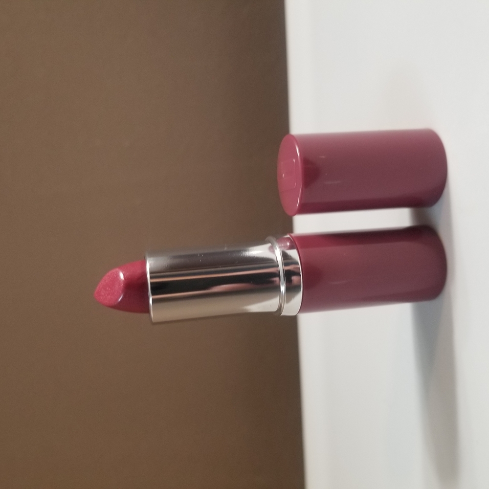 Pink Lipstick with Satin Finish and Angled Tip
